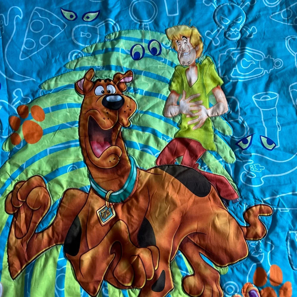 Scooby-Doo! Twin Quilt in Blue and Green